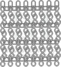 Natte en chaînes 5 x 21 pour broyeurs