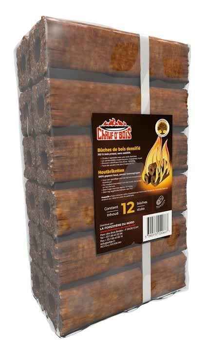 Bûches Chauf’o’bois — Paquet de 12