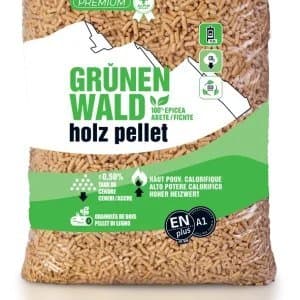 Pellets Grünen Wald — 100 % épicéa · ENplus A1