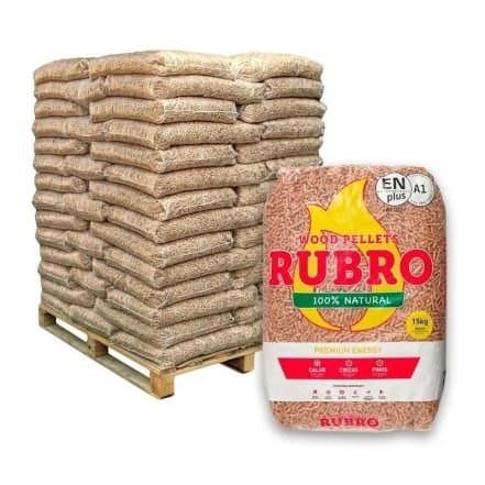 Pellets Rubro 15 kg — Palette de 65 sacs