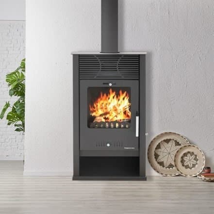 Poêle à bois grille haute — Grille de convection