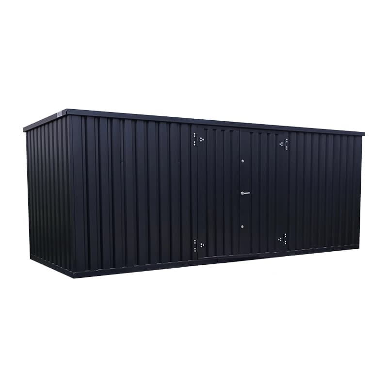Lagercontainer 5 x 2 Meter – mit Doppeltür an der Längsseite