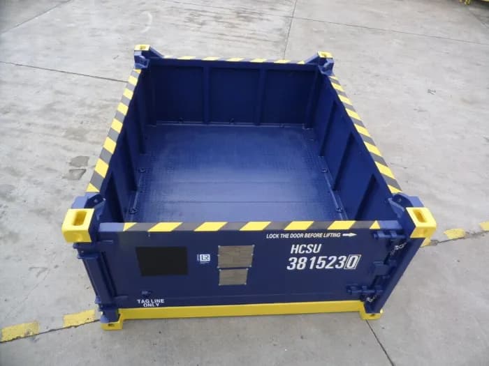 10 Fuß halbhoher Open-Top-Offshore-Container