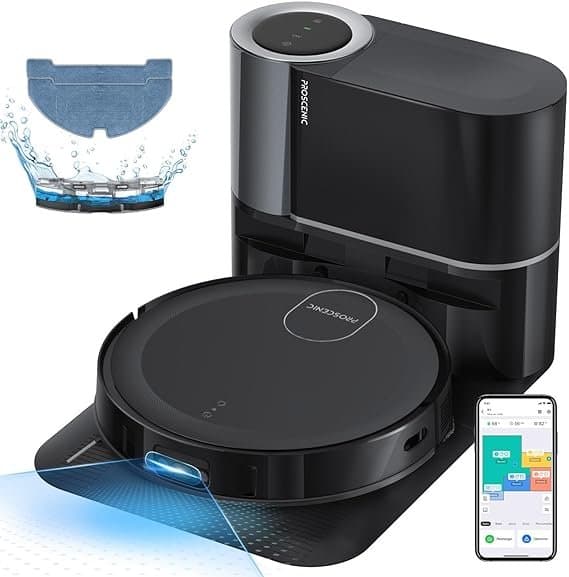 Robot Robot Aspirador 2 en 1 Estación de Autovaciado