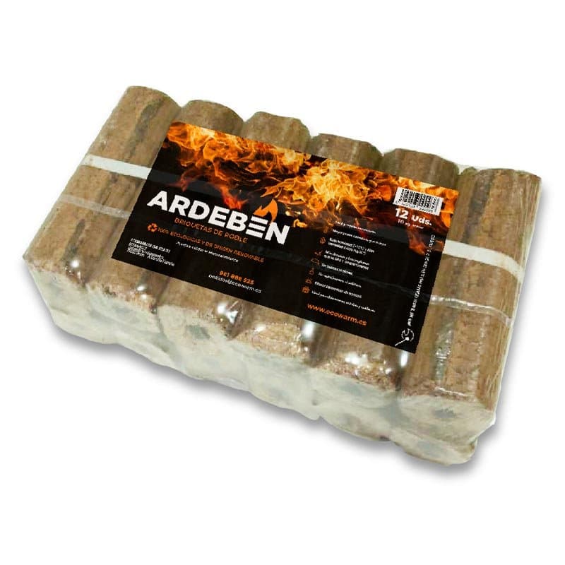 Briquetas de madera (1/2 pallet – 63 packs)