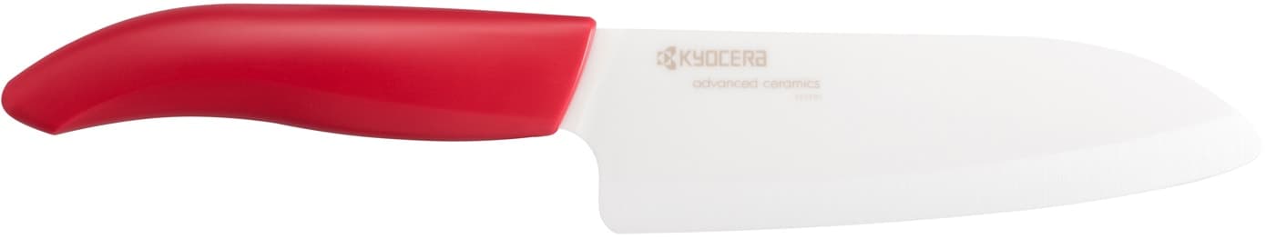 KYOCERA Santokumesser »GEN«, (1 tlg.), extrem scharfe Hochleistungskeramik-Klinge, Klinge 14 cm