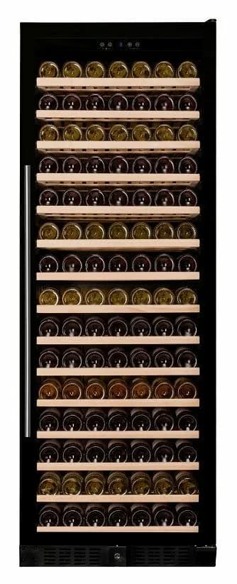 Dunavox -194.490BK Grande-194 Weinkeller cm. 65 - 194 flaschen - schwarzes glas