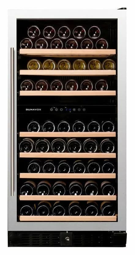 Dunavox -94.270SDSK Grande-94 Weinkeller cm. 59 - 94 flaschen - inox