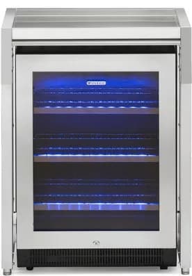 Steel G7FR-O WINE CELLAR Genesi Weinkeller cm. 70 in die arbeitsplatte integriert - edelstahl