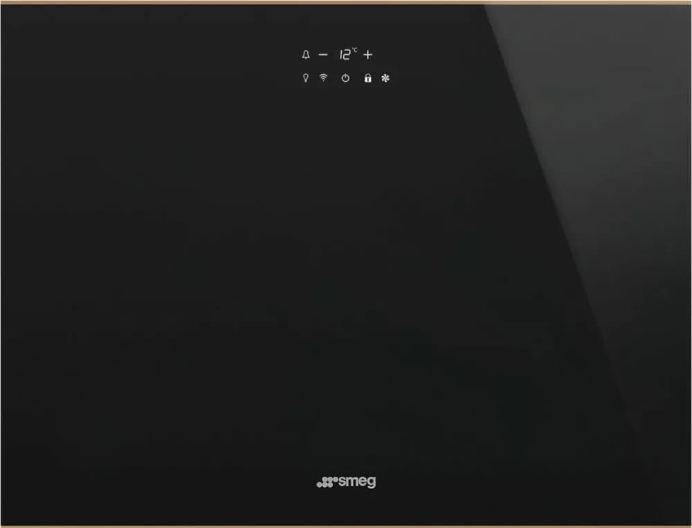 Smeg Design CVI621RWNR3 Dolce Stil Novo Eingebauter weinkeller cm. 60 h. 45 - 21 flaschen - schwarzer kristall