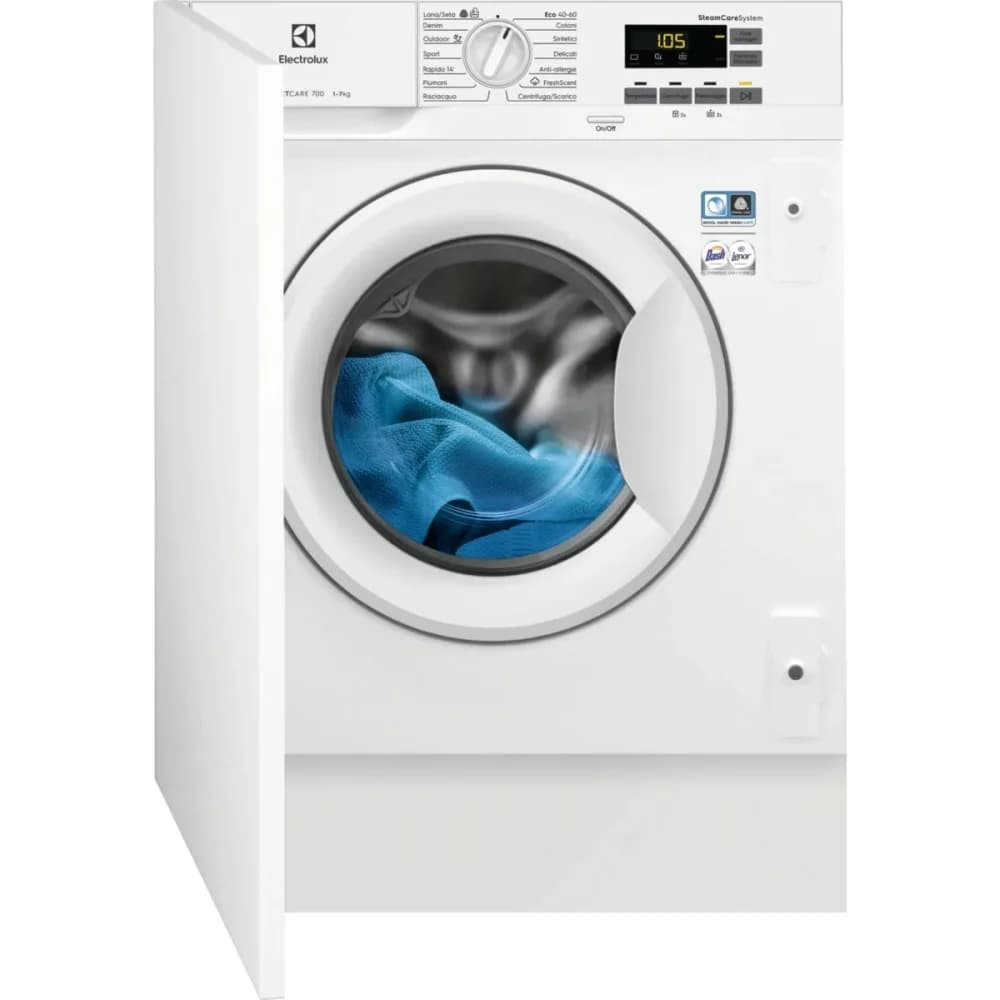 Electrolux EW7F484BI Eingebaute waschmaschine cm. 60 - kapazität 8 kg - weiß