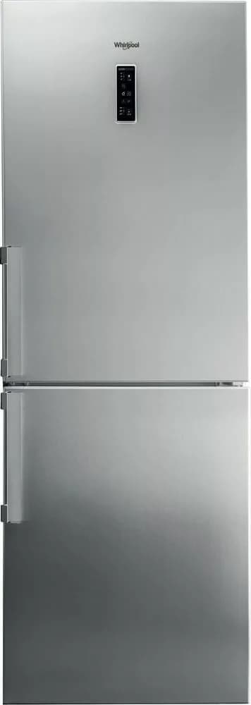 Whirlpool WB70E973X Freistehender kühlschrank mit gefrierfach - cm. 70 std. 195 - lt. 462 - anti-fingerabdruck-edelstahl