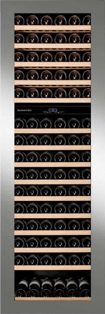 Dunavox VG-114.288DSS.TO Glance-114 Eingebauter weinkeller cm. 59 - 114 flaschen - edelstahl