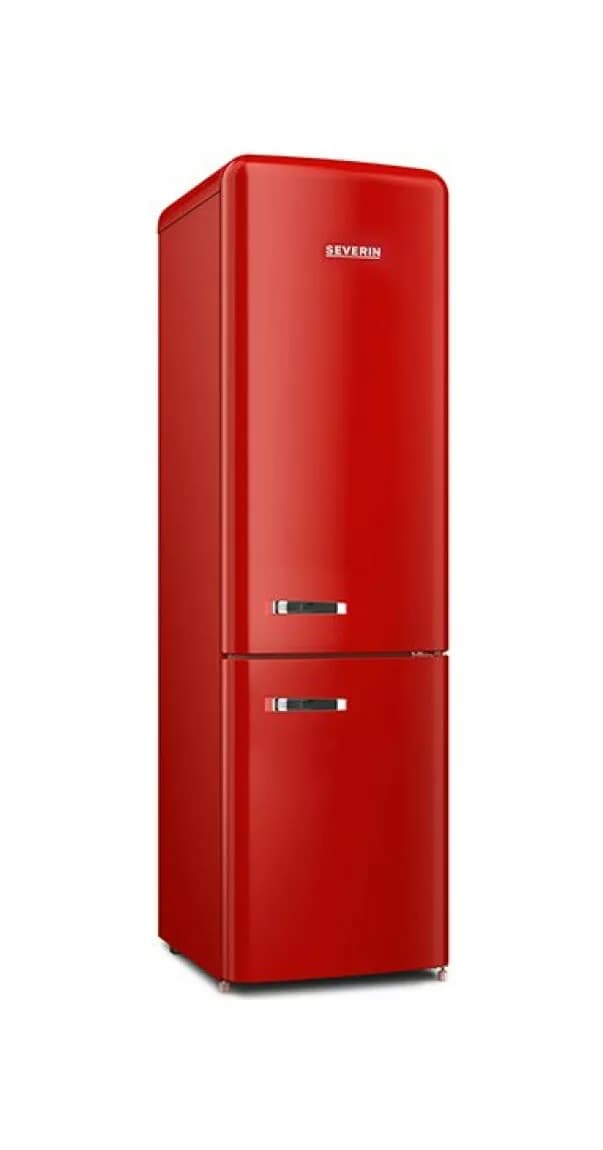 Severin RKG8927 Retrò Freistehender kühlschrank mit gefrierfach - cm. 55 h 187 - lt. 250 - rot