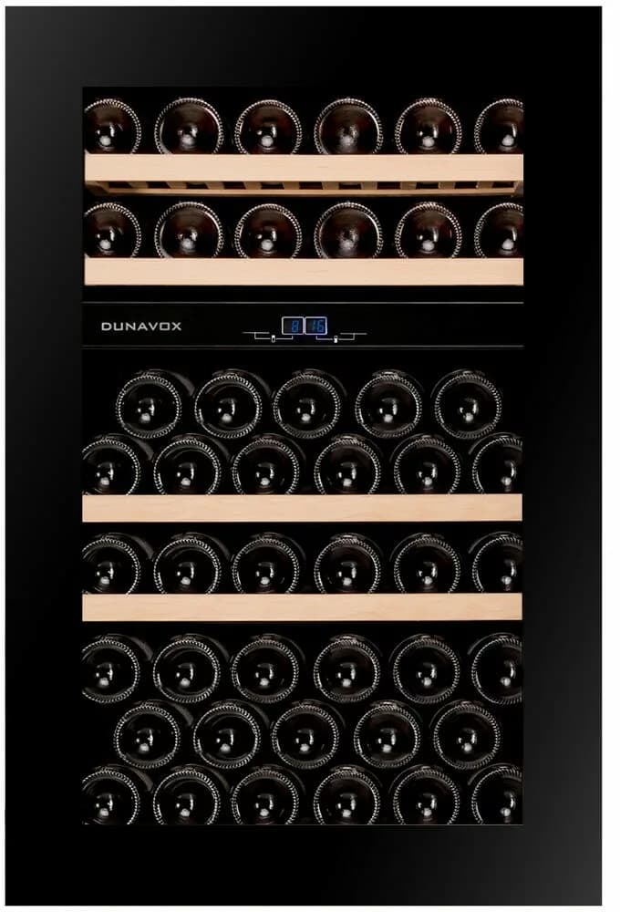 Dunavox VG-49.116DB.TO Glance-49 Eingebauter weinkeller cm. 59 - 49 flaschen - schwarz