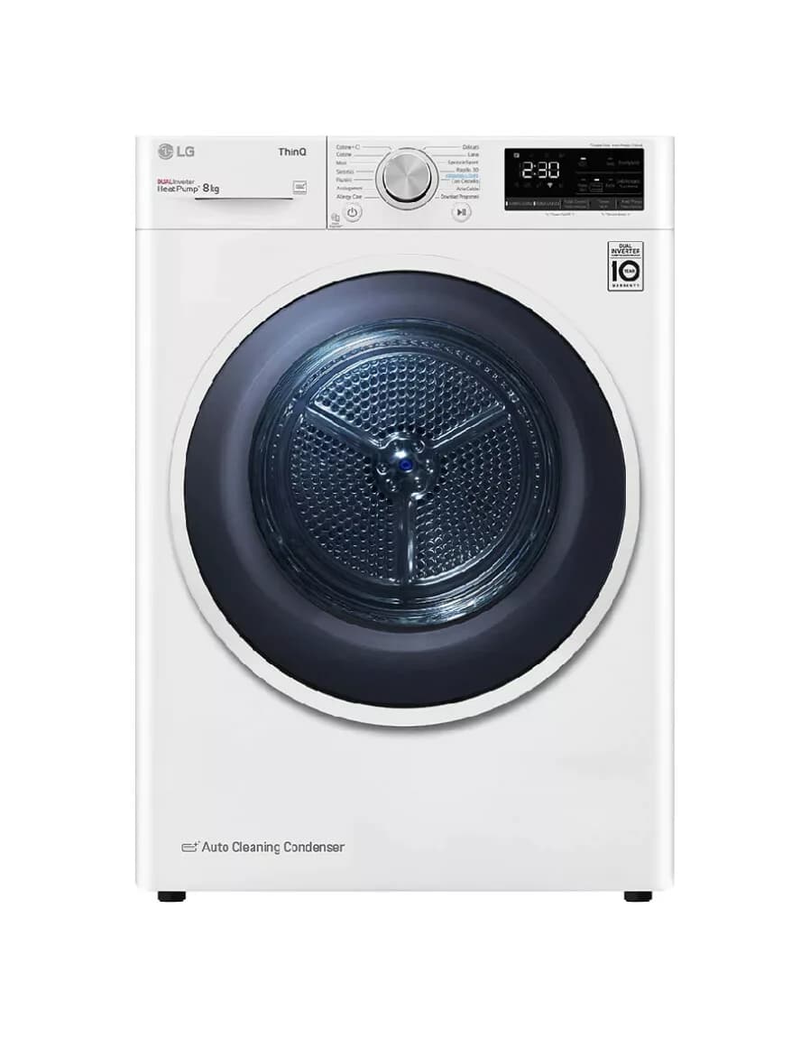 Lg RH80V9AVHN Trockner cm. 60 - kapazität - 8 kg - weiß