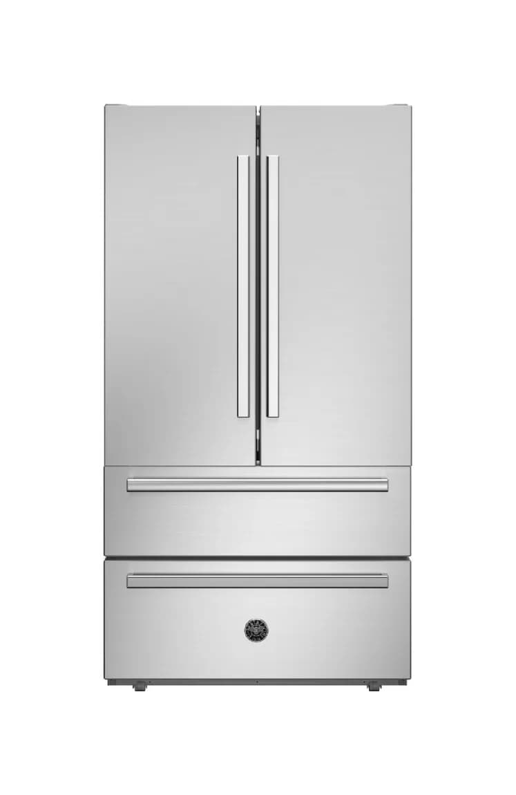 Bertazzoni REF904FFNXTC Professional Kühlschrank mit französischer tür und gefrierfach – cm. 90 std. 178 - lt. 636 – edelstahl (griffe nicht im liefer