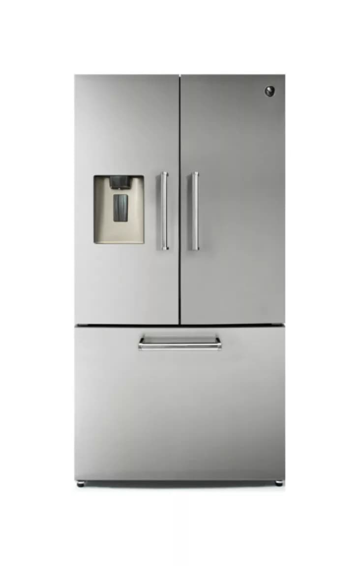 Steel EQFRB-9F Einbaukühlschrank french door mit gefrierfach - cm. 91 std. 178 - lt. 596 - edelstahl