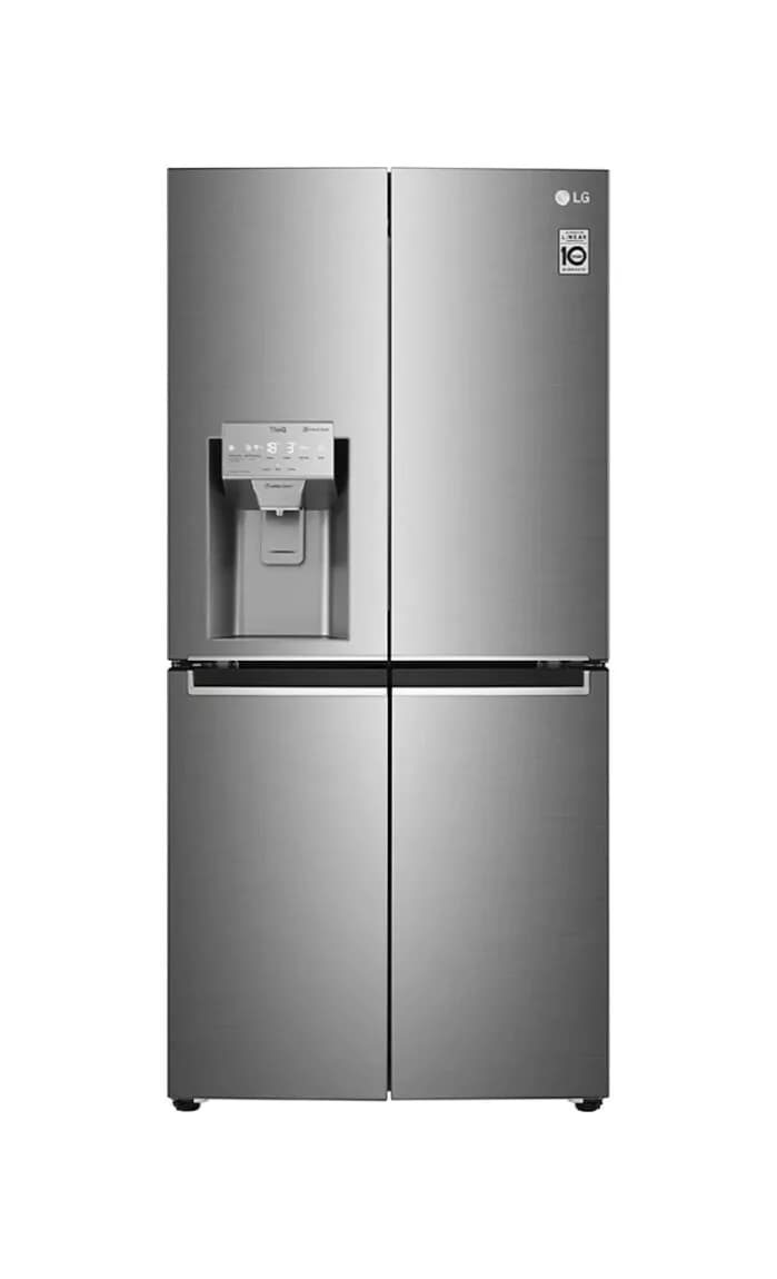 Lg GML844PZAE Kühlschrank mit gefrierfach nebeneinander cm. 84 uhr 179 - l. 506 - edelstahl