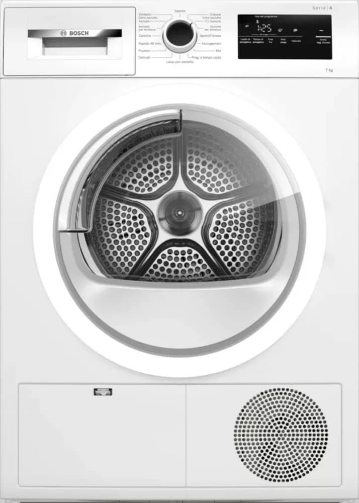 Bosch WTH85V17II Serie 4 Wärmepumpentrockner 60 cm - fassungsvermögen 7 kg - weiß