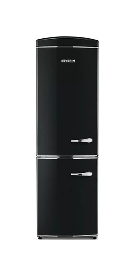 Severin RKG 8888 Freistehender kühlschrank mit gefrierfach cm. 60 uhr 195 - l. 315 - schwarz