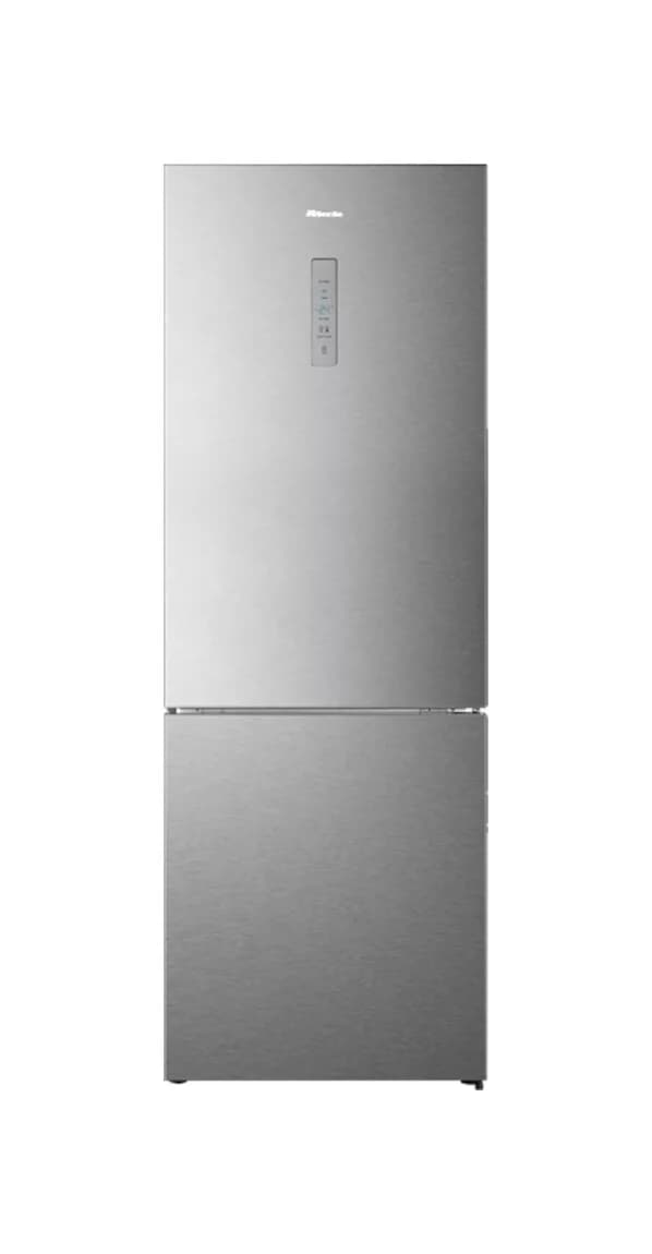Hisense RB645N4BIE Freistehender kühlschrank mit gefrierfach - cm. 70 stunden. 200 - lit. 495 - edelstahl