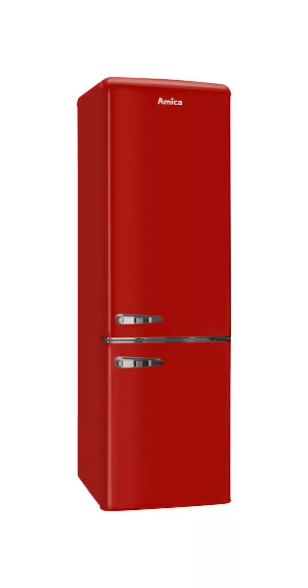 Amica FK2965.3RAA Freistehender kühlschrank mit gefrierfach – cm. 55 std. 181 - lt. 244 - rot