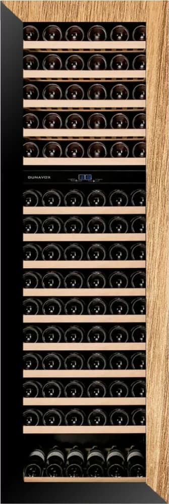 Dunavox DAVG-114.288DOP.TO Glance-114 Eingebauter weinkeller cm. 59 - 114 flaschen - schwarz
