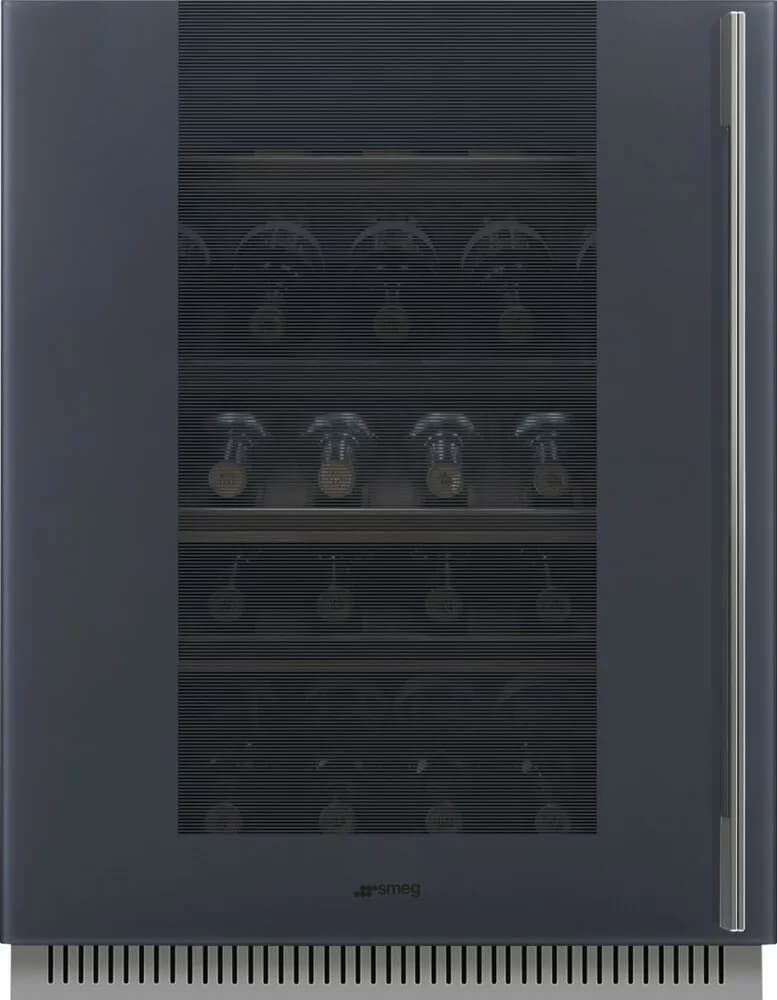 Smeg Design CVI138LG Eingebauter weinkeller cm. 60 stunden. 82 – 38 flaschen – neptungraues glas