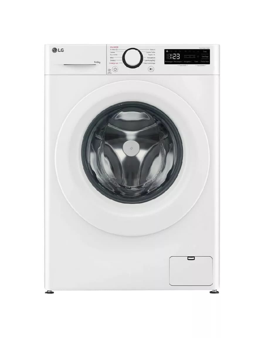 Lg D4R3009NSWW Waschtrockner cm. 60 – waschen 9 kg – trocknen 6 kg – weiß