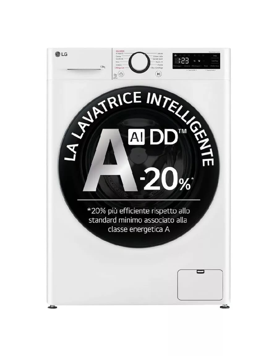 Lg F4R3013NSWB Waschmaschine cm. 60 - kapazität 13 kg - weiß