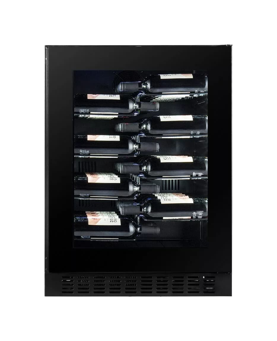 Temptech CPROX60SRB Copenhagen Eingebauter weinkeller cm. 60 stunden. 81 - 40 flaschen - schwarz