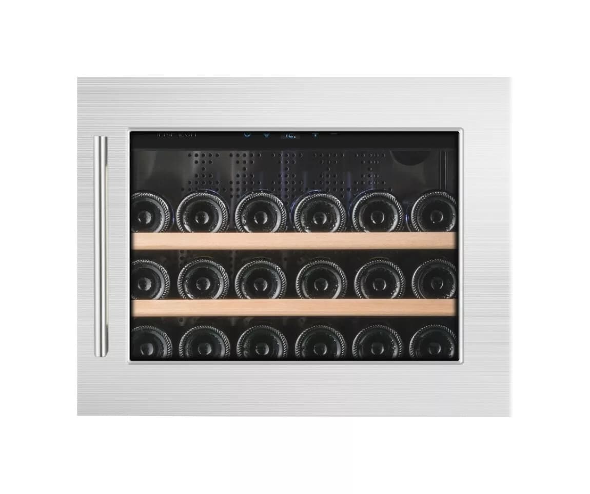 Temptech OZ45SX Oslo Eingebauter weinkeller - cm. 60 stunden. 46 - 18 flaschen - edelstahl