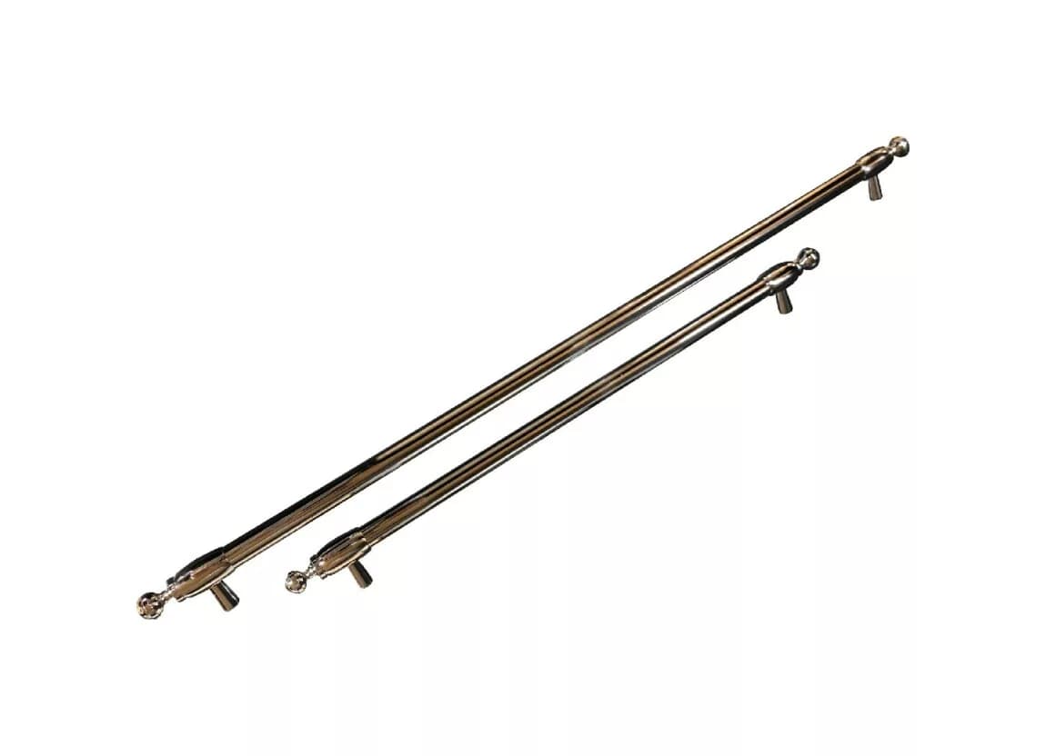 Bertazzoni 901510 Heritage Griffset für kühlschrank 75 cm – edelstahl