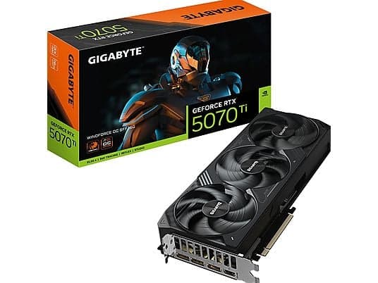 GIGABYTE Interne grafische kaart - GeForce RTX 5070 Ti WINDFORCE OC SFF 16G grafische kaart