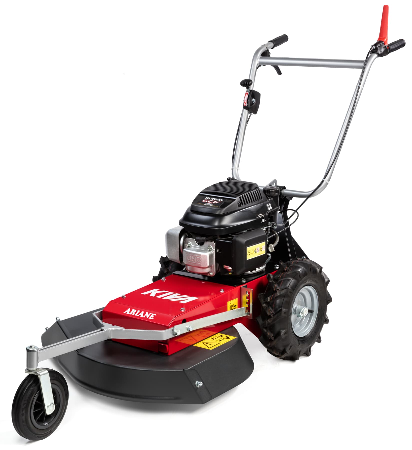 Tondeuse débroussailleuse Kiva Ariane – 53 cm, transmission par courroie et protection moteur renforcée