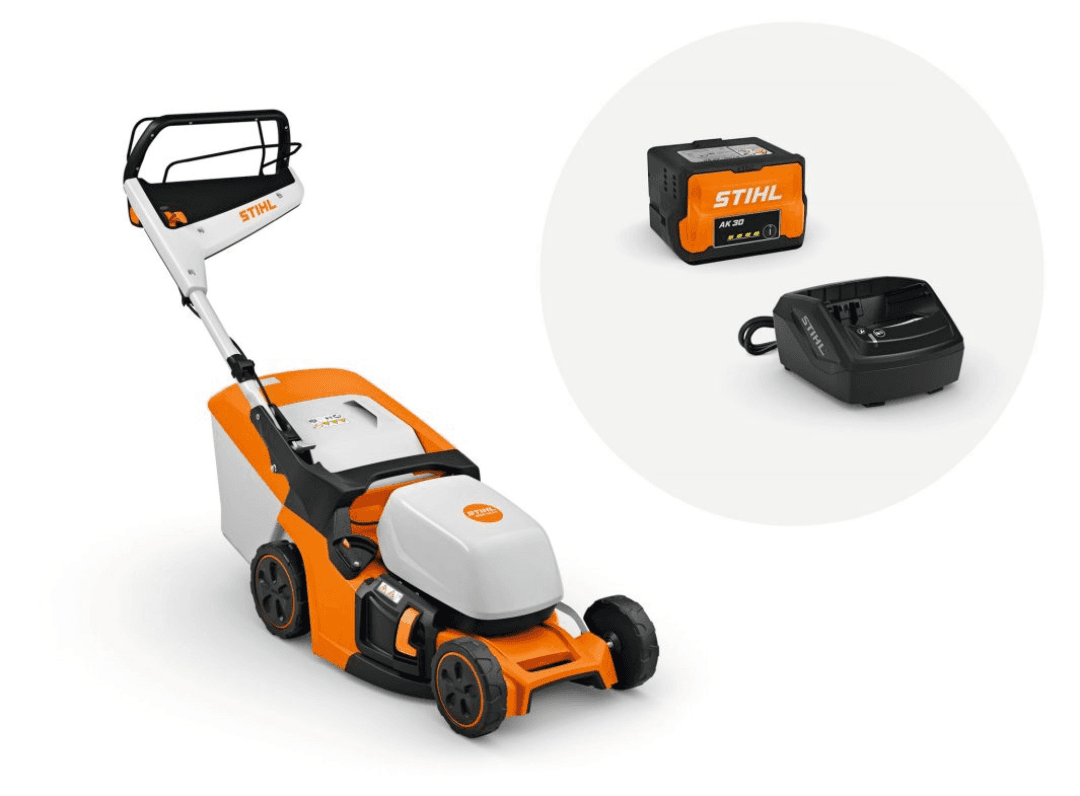 Tondeuse à batterie STIHL RMA 443 V Pack (AK SYSTEM) – Jusqu’à 350 m²