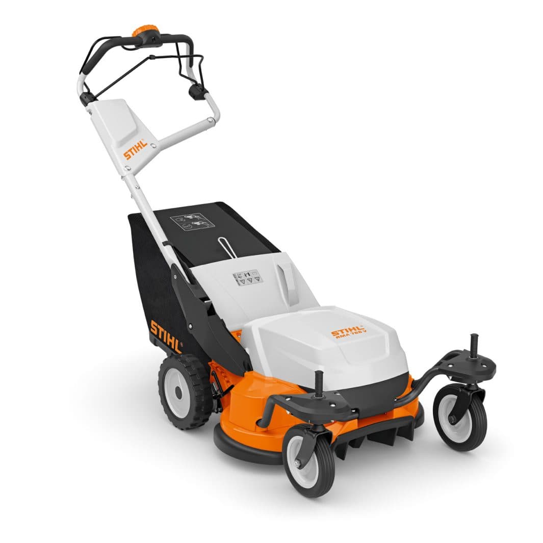 Tondeuse à batterie professionnelle STIHL RMA 765 V – Largeur 63 cm, autonomie longue durée (sans batterie ni chargeur)
