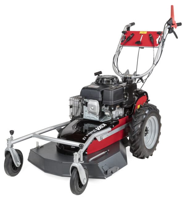 Tondeuse débroussailleuse Kiva Bakus 13 – 65 cm, boîte hydrostatique et moteur Honda GXV390