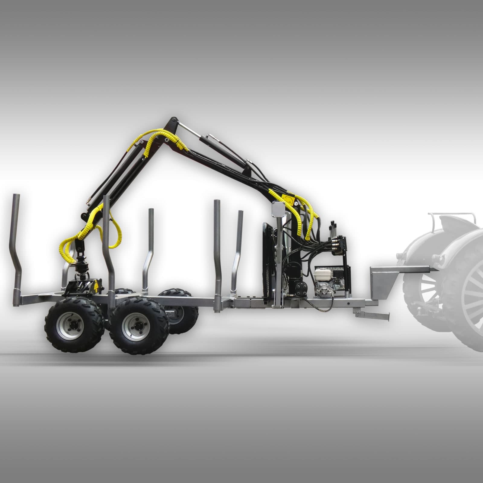 Honda Holzrückewagen Jansen HRW-30 Anhänger – für Transport, robuste Ladefläche