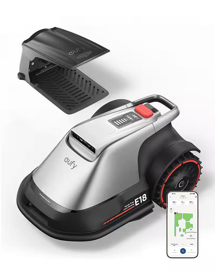 eufy E15 & E18 Mähroboter – KI-Vision, automatisches Mähen