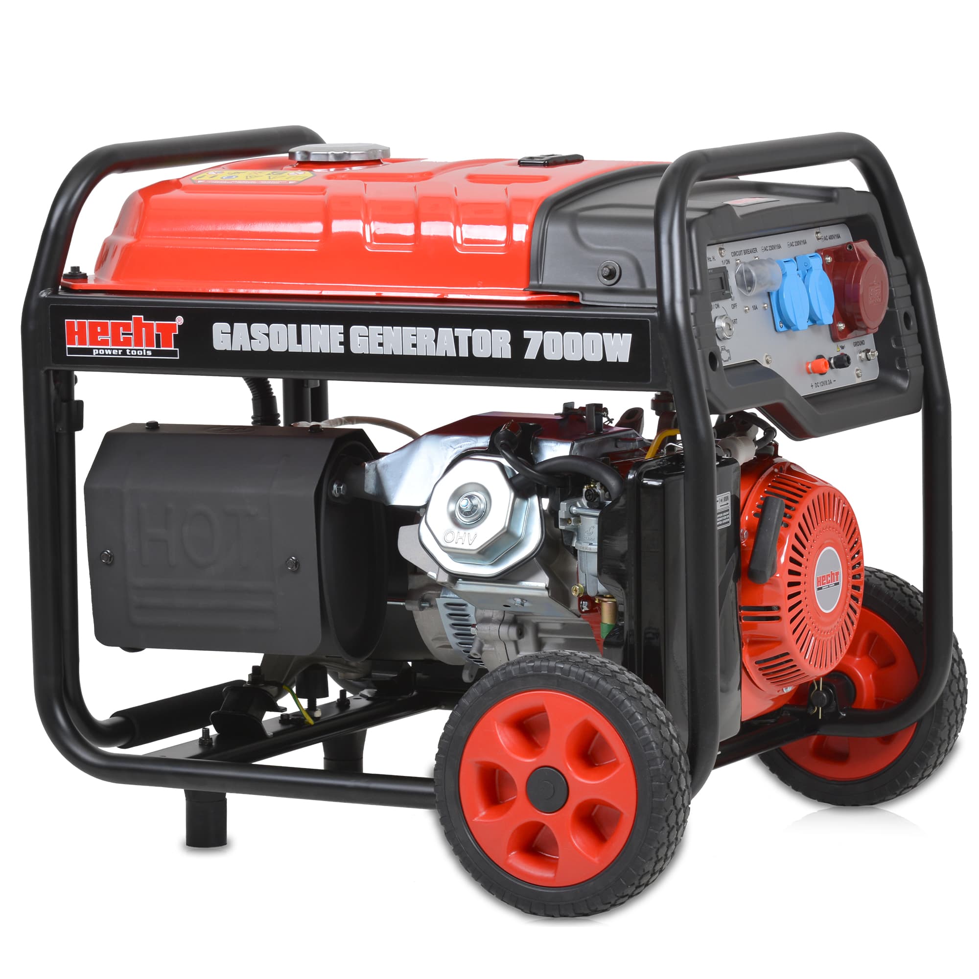 HECHT Benzin GG 8000 Stromerzeuger – Benzin, mobile Stromversorgung