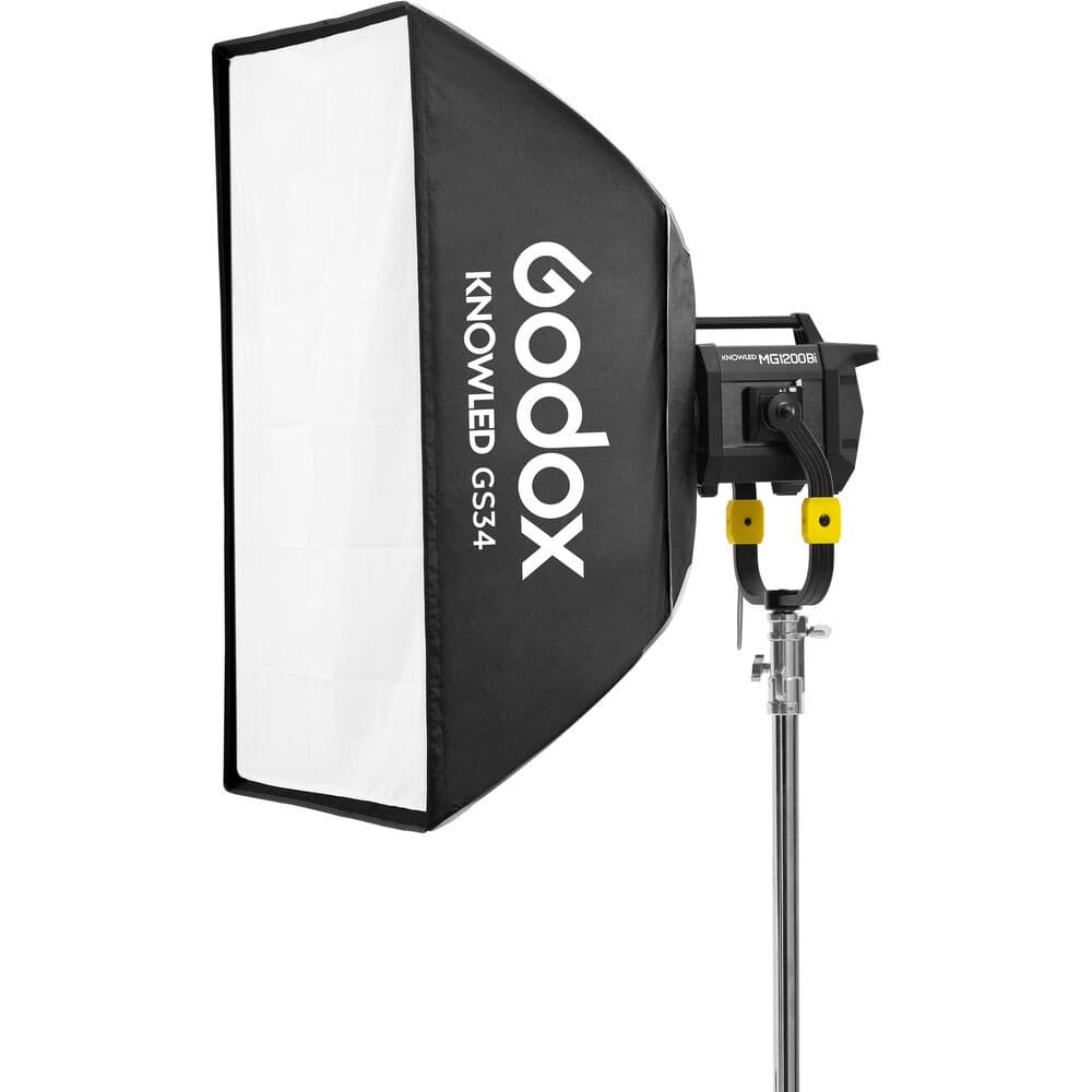 Godox Knowled G mount Rectangular Softboxes 90x120cm (with grid)for MG1200BI/MG2400BI/MG1200R /MG2400R/MG6