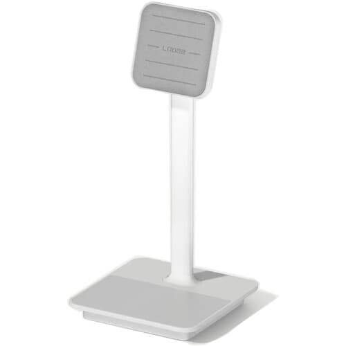 LAB22 Magnetic Phone Stand with Dual Wireless Charging - Silver