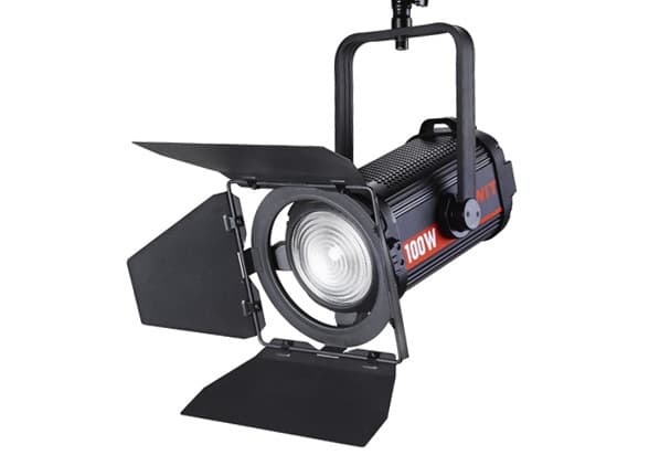 SWIT FL-C100D | 100W Bi-color Fanless Studio 55000lux TLCI99 LED Fresnel Spot Light