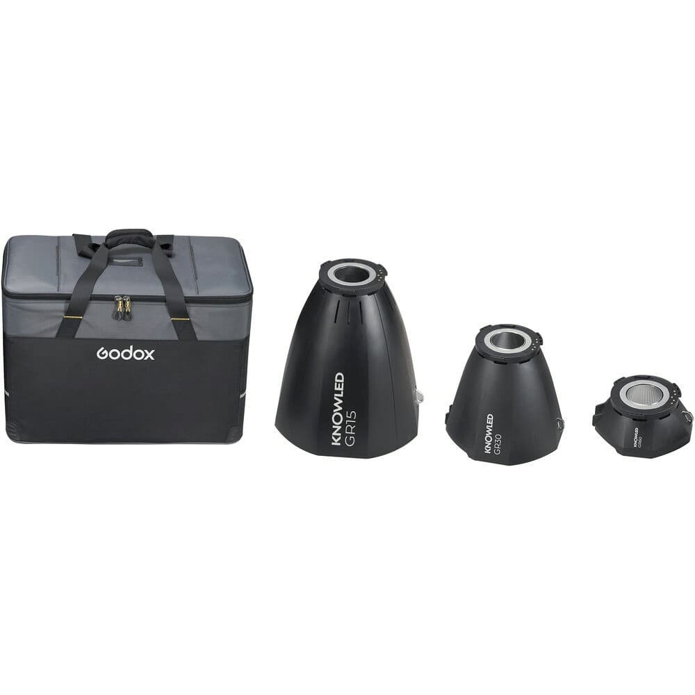 Godox Knowled 15°30°60°Reflector kit for MG1200BI/MG2400BI/MG1200R /MG2400R GRK