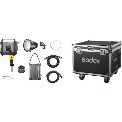 Godox Knowled MG4K Kit1 G-mount Bi-color COB light with plastic hard case