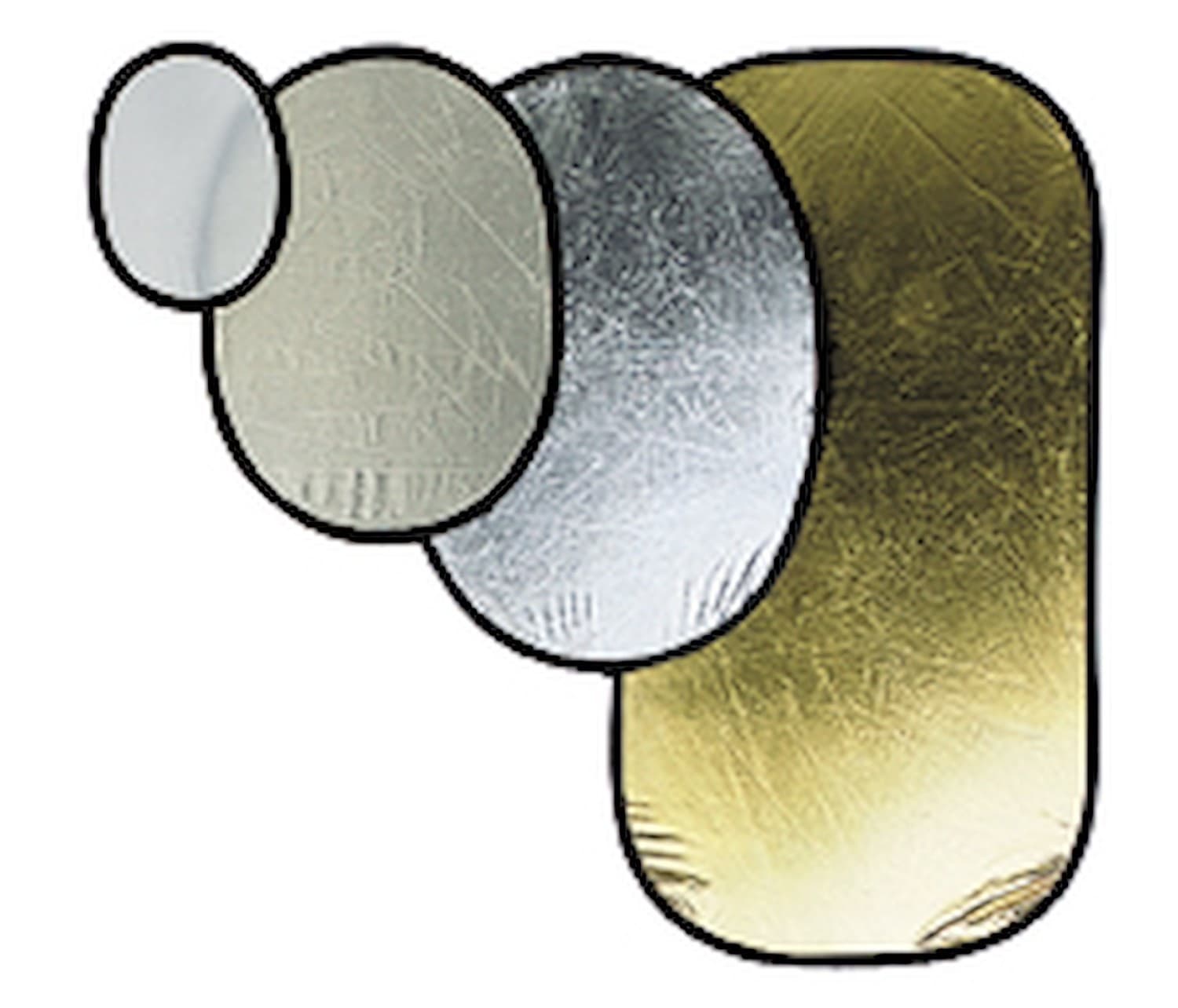 Avenger SILVER/WHITE 120CM OVAL REFLEC