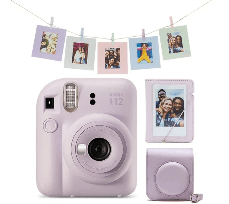 Fujifilm INSTAX MINI 12 MEGA PACK LILAC PURPLE + INSTAX MINI EU 2 GLOSSY(10X2/PK)