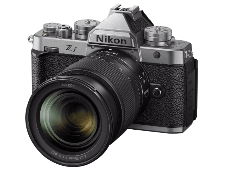 NIKON Z f Silver kit w/24-70/4 kit + promo case
